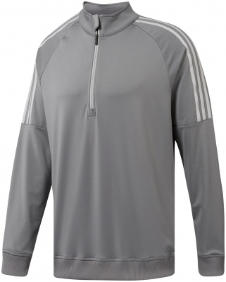 Adidas 3-stripe layering  zip top - Grey