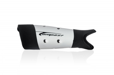 Tempest White Shin Pads